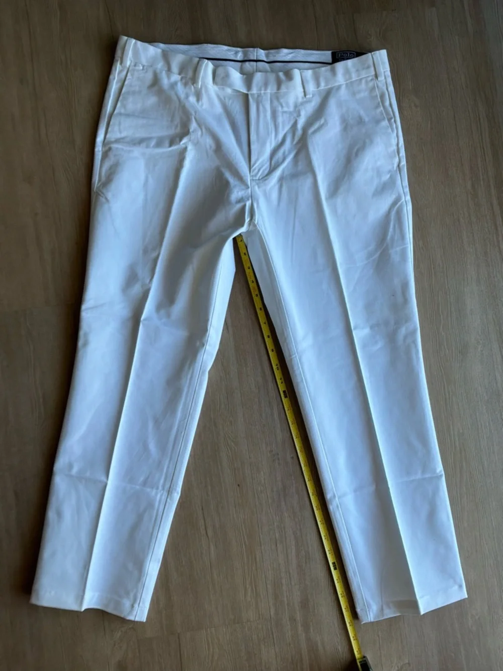 Polo Ralph Lauren Stretch Classic Fit White Chino Pants Mens 38/28